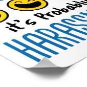 Wenn es wirklich lustig ist, wird HR wahrscheinlic Poster (Ecke)