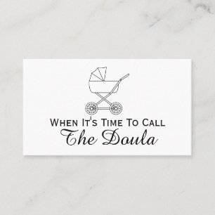 Wenn es Zeit ist, die Doula-Schwangerschaft zu nen Visitenkarte