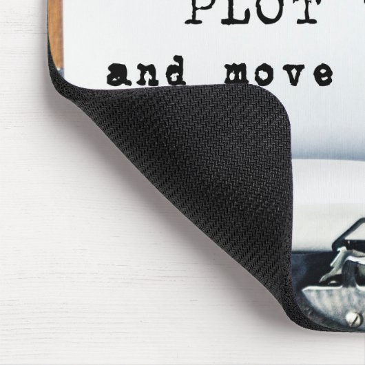 Wenn etwas falsch geht, gerade Schrei Mousepad (Ecke)