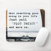 Wenn etwas falsch geht, gerade Schrei Mousepad (Mit Mouse)