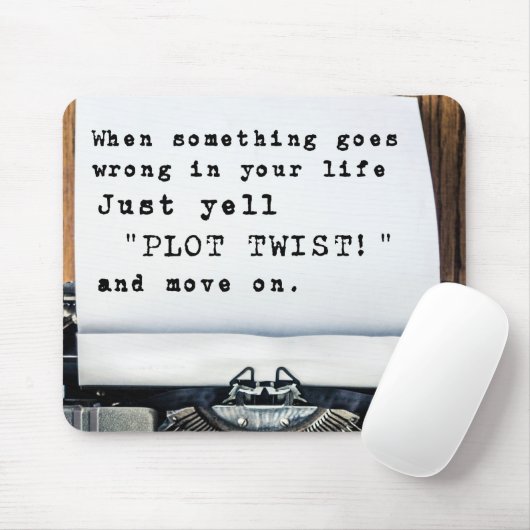 Wenn etwas falsch geht, gerade Schrei Mousepad (Mit Mouse)