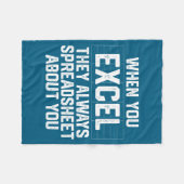 Wenn Excel-Tabelle über Buchhaltung Fleecedecke (Vorderseite (Horizontal))