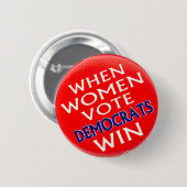 Wenn Frauen wählen - Knopf Button (Vorne & Hinten)