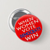 Wenn Frauen wählen - Knopf Button (Vorne & Hinten)