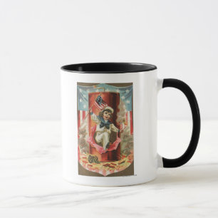 Wenn Freiheits-Flagge vorbei geht Tasse