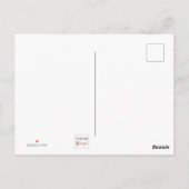 Wenn Freunde Blume wären, wähle ich dir Weiß zitie Postkarte (Rückseite)