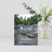 Wenn Frieden wie ein Fluss... Postkarte (Stehend Vorderseite)