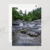 Wenn Frieden wie ein Fluss... Postkarte (Vorne/Hinten)