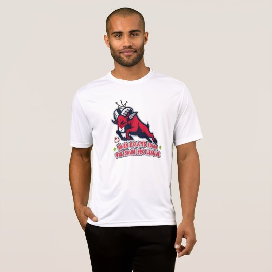 Wenn G.O.A.T die Saudi-Pro-Liga umbricht T-Shirt (Vorne ganz)