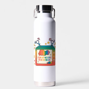 Wenn Gay eine Wahl wäre, wäre ich Gayer - Regenbog Trinkflasche