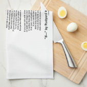 Wenn Gedicht durch Rudyard Kipling (kein Kipling Geschirrtuch (Viertel Falte)