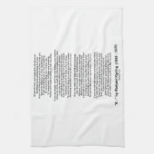 Wenn Gedicht durch Rudyard Kipling (kein Kipling Geschirrtuch (Vertikal)