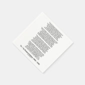 Wenn Gedicht von Rudyard Kipling (inspirierendes G Serviette (Ecke)