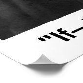 Wenn Gedicht von Rudyard Kipling (Kipling-Bild) Poster (Ecke)