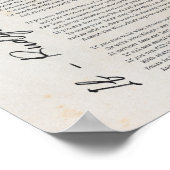 Wenn Gedicht von Rudyard Kipling - Literatur Wall  Poster (Ecke)