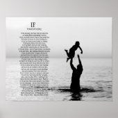 Wenn Gedicht von Rudyard Kipling Poster (Vorne)
