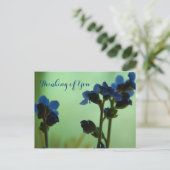 Wenn Gefühl Blue ... Postkarte (Stehend Vorderseite)