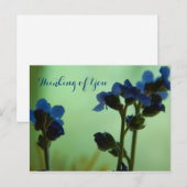 Wenn Gefühl Blue ... Postkarte (Vorne/Hinten)