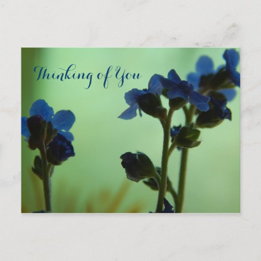 Wenn Gefühl Blue ... Postkarte (Vorderseite)