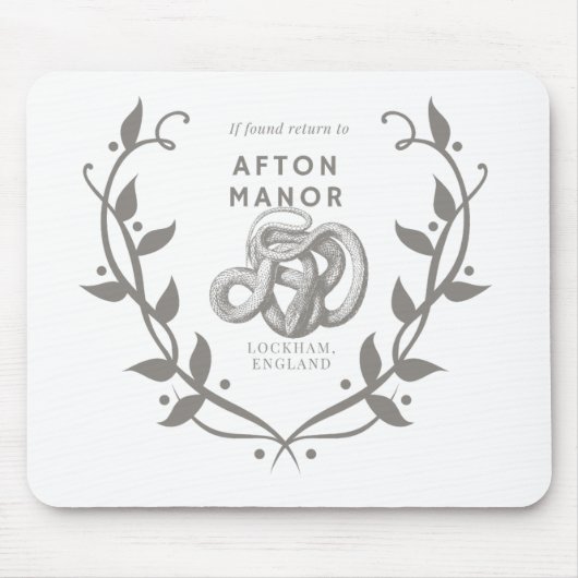 Wenn gefunden, kehren Sie zum Afton Manor zurück Mousepad (Vorne)