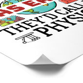 Wenn Geografie einfach lustige Lehrerin Student Poster (Ecke)