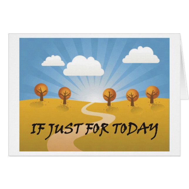 Wenn gerade für heute (Vorderseite (Horizontal))