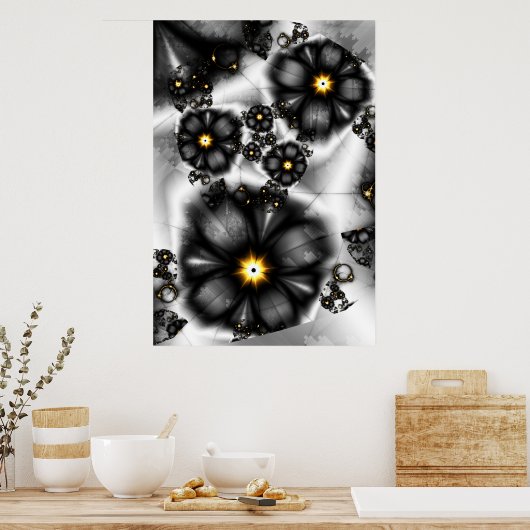 Wenn Gold grau wird Poster (Küche)