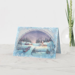 WENN GOTT BERÜHRT von SHARON SHARPE Feiertagskarte