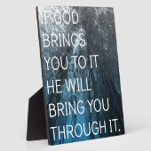 Wenn Gott dich dazu bringt Fotoplatte (Seite)