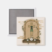 Wenn Gott eine Tür schließt, öffnet er ein Fenster Magnet (Vorderseite/Rückseite)