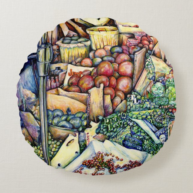 Wenn Gott es besser gemacht hätte, hätte sie Behal Rundes Kissen (Vorderseite)