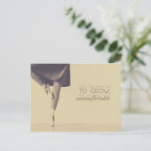 Wenn Gott euch will zu wachsen Postkarte (Stehend Vorderseite)