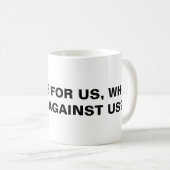 "Wenn Gott für uns ist..." Klassische Tasse (VorderseiteRechts)