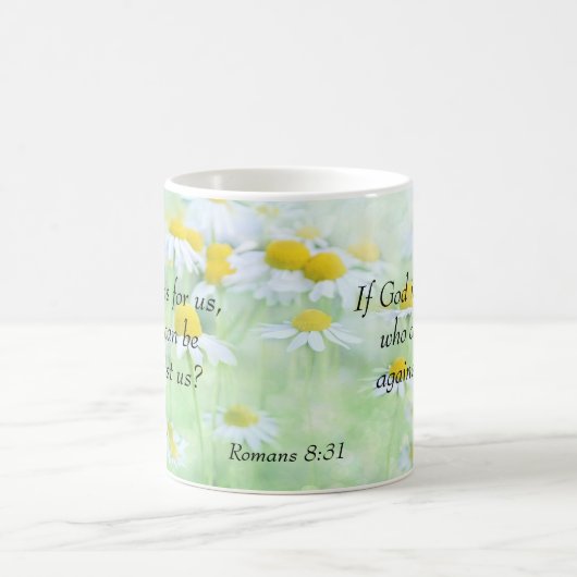 Wenn Gott für uns ist - Römer-8:31 Kaffeetasse (Mittel)
