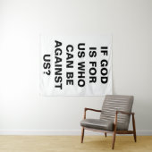 Wenn Gott für uns ist... Wandteppich (Beispiel (Horizontal))