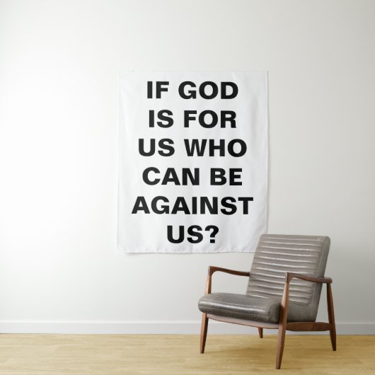 Wenn Gott für uns ist... Wandteppich (Beispiel)