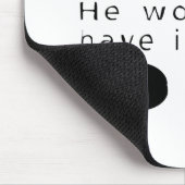 Wenn Gott heiße, würde Skinny nicht Kuchen erfinde Mousepad (Ecke)