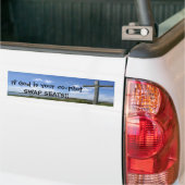 Wenn Gott Ihr Kopilot ist--TAUSCHEN-SITZE Autoaufkleber (On Truck)