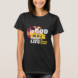 Wenn Gott ist DJ Women Black T Shirt