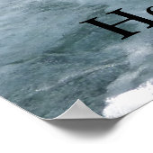 Wenn Gott Sie dazu bringt, Zitat mit Fluss Poster (Ecke)