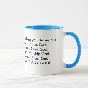 Wenn Gott Sie zu i holt, holt er Ihnen throu… Tasse