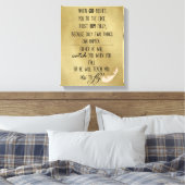 Wenn Gott Sie zum Zitat bringt Leinwanddruck (Insitu (Schlafzimmer))