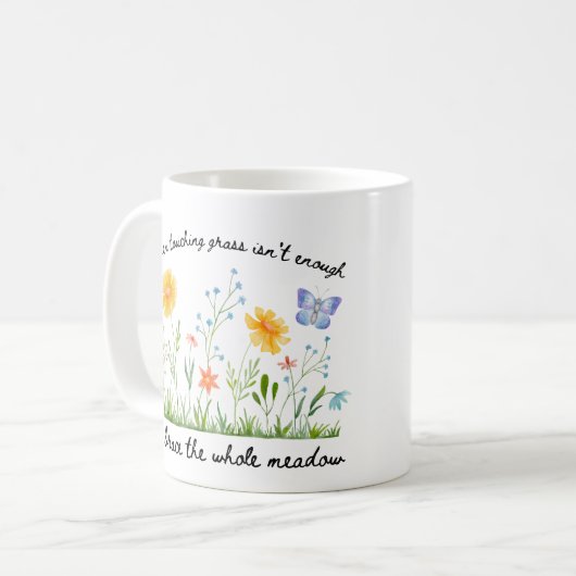 Wenn Gras berührt wird, reicht Tasse nicht aus (Vorderseite Links)