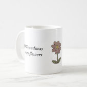 Wenn Großmütter Blumen Tasse waren (Vorderseite Links)