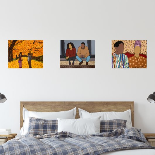 Wenn Hakeem Met Sade Art Print Set (Schlafzimmer)