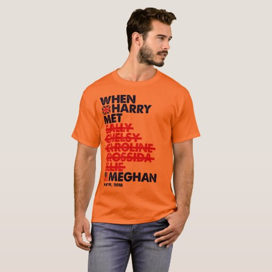 Wenn Harry Met Meghan Royal Wedding Quirky Merch! T-Shirt (Vorne ganz)