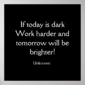 Wenn heute dunkel ist poster (Vorne)