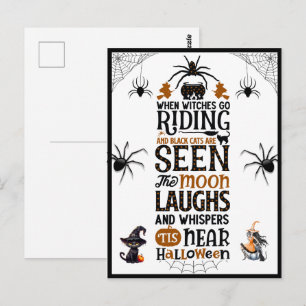 Wenn Hexen reiten Postkarte