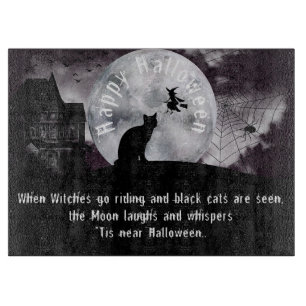 Wenn Hexen reiten Schneidebrett