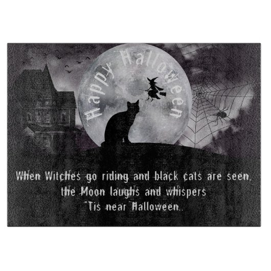 Wenn Hexen reiten Schneidebrett (Vorderseite)